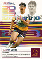 2024 NRL Traders - Season To Remember  - SR 02 - Selwyn Cobbo - Brisbane Broncos