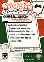 2024 NRL Traders - Showcase - S 14 - Campbell Graham - South Sydney Rabbitohs