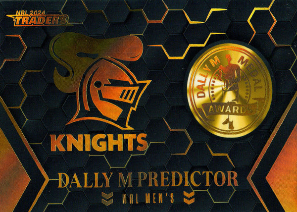 2024 NRL Traders - Dally M Predictor - DMP 09 - Newcastle Knights - 35/40