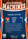 2024 NRL Traders - Running Machines - RM 22 - Tamika Upton - 102/117