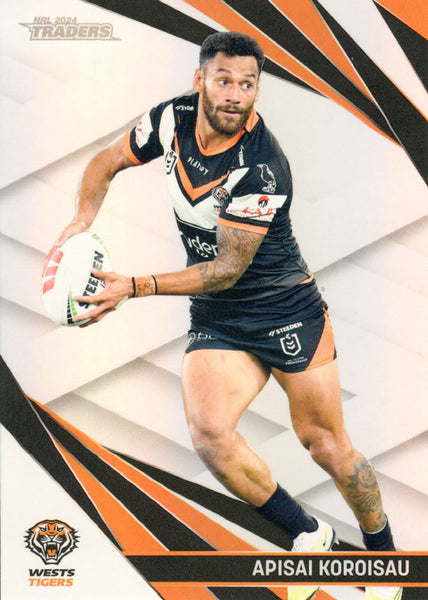 2024 NRL Traders - Pearl Silver - PS 151 - Apisai Koroisau - Wests Tigers