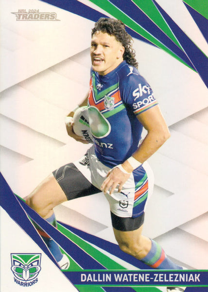 2024 NRL Traders - Pearl Silver - PS 144 - Dallin Watene-Zelezniak - New Zealand Warriors