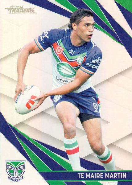 2024 NRL Traders - Pearl Silver - PS 142 - Te Maire Martin - New Zealand Warriors