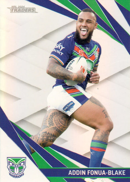 2024 NRL Traders - Pearl Silver - PS 138 - Addin Fonua-Blake - New Zealand Warriors