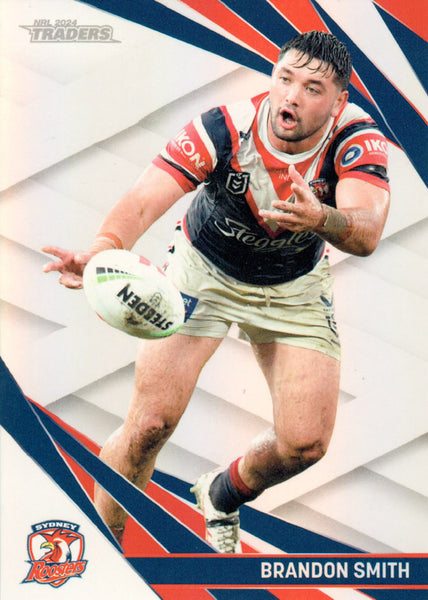 2024 NRL Traders - Pearl Silver - PS 132 - Brandon Smith - Sydney Roosters