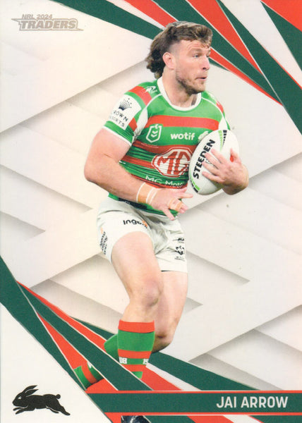 2024 NRL Traders - Pearl Silver - PS 110 - Jai Arrow - South Sydney Rabbitohs