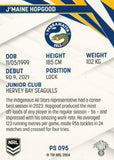 2024 NRL Traders - Pearl Silver - PS 095 - J'maine Hopgood - Parramatta Eels