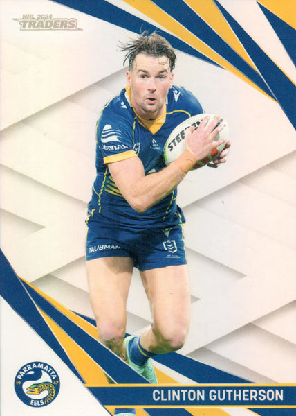 2024 NRL Traders - Pearl Silver - PS 094 - Clinton Gutherson - Parramatta Eels