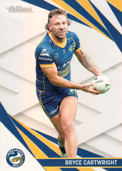 2024 NRL Traders - Pearl Silver - PS 093 - Bryce Cartwright - Parramatta Eels