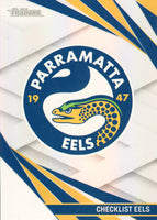 2024 NRL Traders - Pearl Silver - PS 091 - Eels Checklist - Parramatta Eels