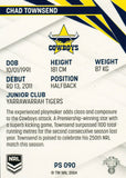 2024 NRL Traders - Pearl Silver - PS 090 - Chad Townsend - North Queensland Cowboys