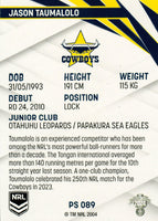 2024 NRL Traders - Pearl Silver - PS 089 - Jason Taumalolo - North Queensland Cowboys