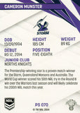 2024 NRL Traders - Pearl Silver - PS 070 - Cameron Munster - Melbourne Storm