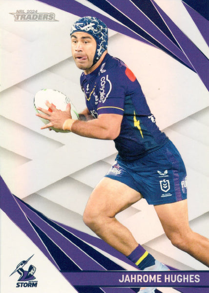 2024 NRL Traders - Pearl Silver - PS 068 - Jahrome Hughes - Melbourne Storm