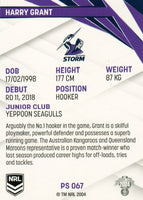 2024 NRL Traders - Pearl Silver - PS 067 - Harry Grant - Melbourne Storm