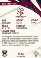 2024 NRL Traders - Pearl Silver - PS 061 - Ben Trbojevic - Manly-Warringah Sea Eagles