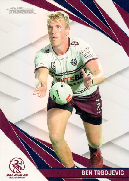 2024 NRL Traders - Pearl Silver - PS 061 - Ben Trbojevic - Manly-Warringah Sea Eagles