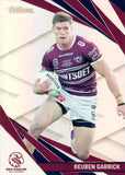 2024 NRL Traders - Pearl Silver - PS 058 - Reuben Garrick - Manly-Warringah Sea Eagles