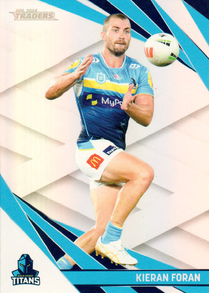 2024 NRL Traders - Pearl Silver - PS 051 - Kieran Foran - Gold Coast Titans