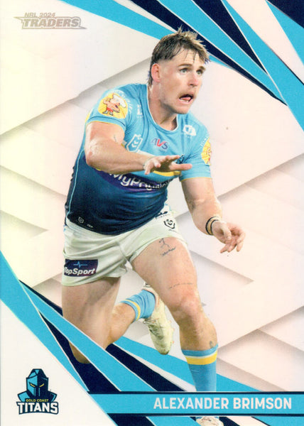 2024 NRL Traders - Pearl Silver - PS 047 - Alexander Brimson - Gold Coast Titans