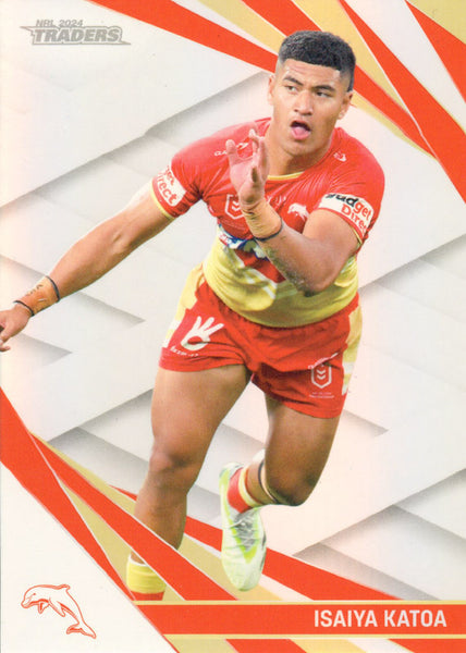 2024 NRL Traders - Pearl Silver - PS 041 - Isaiya Katoa - Dolphins