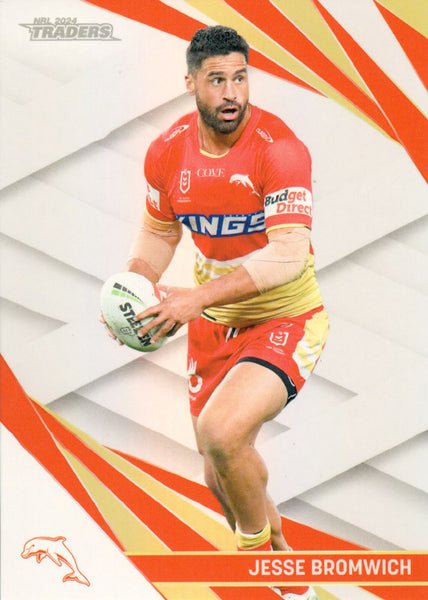 2024 NRL Traders - Pearl Silver - PS 038 - Jesse Bromwich - Dolphins