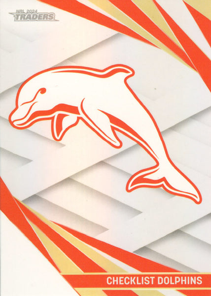 2024 NRL Traders - Pearl Silver - PS 037 - Dolphins Checklist - Dolphins