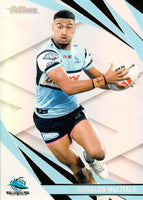 2024 NRL Traders - Pearl Silver - PS 033 - Ronaldo Mulitalo - Cronulla-Sutherland Sharks