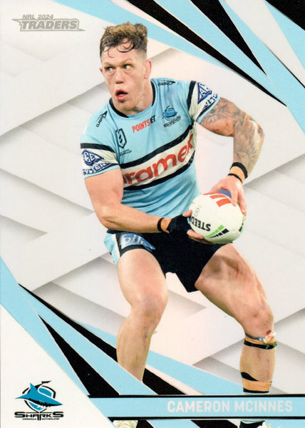 2024 NRL Traders - Pearl Silver - PS 032 - Cameron McInnes - Cronulla-Sutherland Sharks