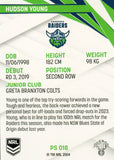 2024 NRL Traders - Pearl Silver - PS 018 - Hudson Young - Canberra Raiders