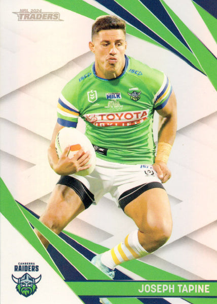 2024 NRL Traders - Pearl Silver - PS 016 - Joseph Tapine - Canberra Raiders