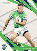 2024 NRL Traders - Pearl Silver - PS 013 - Sebastian Kris - Canberra Raiders