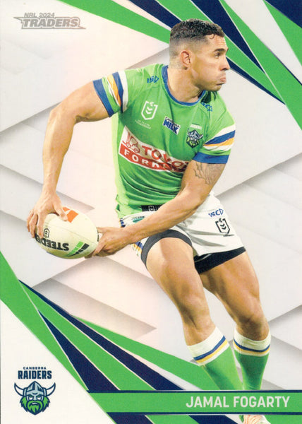 2024 NRL Traders - Pearl Silver - PS 011 - Jamal Fogarty - Canberra Raiders