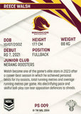 2024 NRL Traders - Pearl Silver - PS 009 - Reece Walsh - Brisbane Broncos