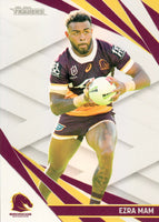 2024 NRL Traders - Pearl Silver - PS 006 - Ezra Mam - Brisbane Broncos