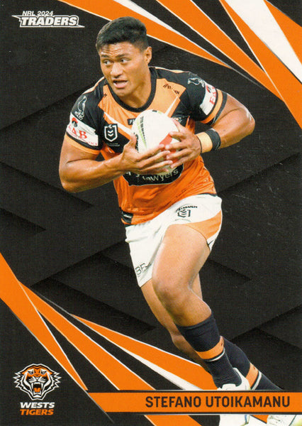 2024 NRL Traders - Common - 153 - Stefano Utoikamanu - Wests Tigers