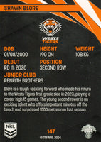 2024 NRL Traders - Common - 147 - Shawn Blore - Wests Tigers