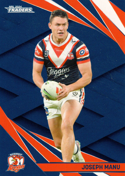 2024 NRL Traders - Common - 130 - Joseph Manu - Sydney Roosters