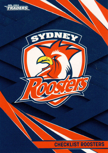 2024 NRL Traders - Common - 127 - Roosters Checklist - Sydney Roosters