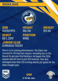 2024 NRL Traders - Common - 099 - Maika Sivo - Parramatta Eels