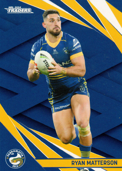 Ryan Matterson Rugby 2024 NRL Traders - Common - 096 - Ryan Matterson - Parramatta Eels ...