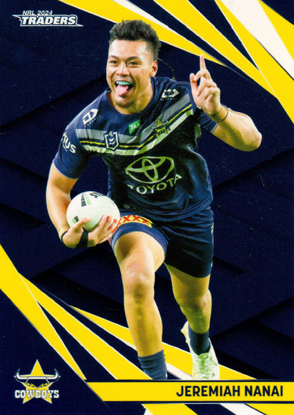 2024 NRL Traders - Common - 086 - Jeremiah Nanai - North Queensland Cowboys