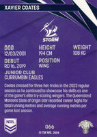 2024 NRL Traders - Common - 066 - Xavier Coates - Melbourne Storm