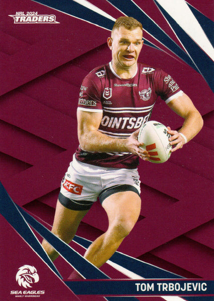 2024 NRL Traders - Common - 063 - Tom Trbojevic - Manly-Warringah Sea Eagles