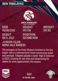 2024 NRL Traders - Common - 061 - Ben Trbojevic - Manly-Warringah Sea Eagles