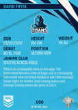 2024 NRL Traders - Common - 050 - David Fifita - Gold Coast Titans