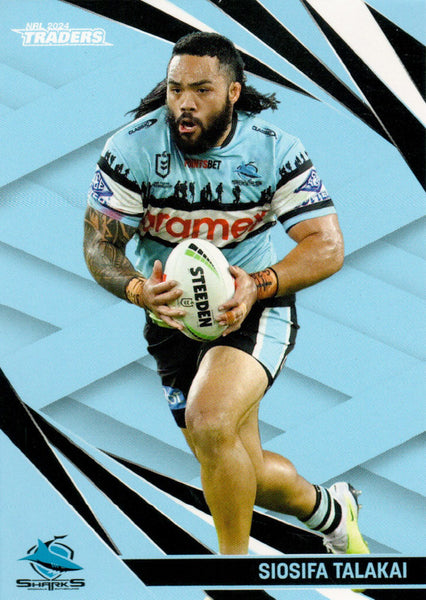 2024 NRL Traders - Common - 036 - Siosifa Talakai - Cronulla-Sutherland Sharks