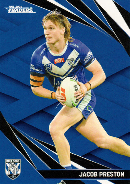 2024 NRL Traders - Common - 026 - Jacob Preston - Canterbury-Bankstown Bulldogs