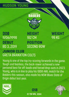 2024 NRL Traders - Common - 018 - Hudson Young - Canberra Raiders