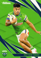 2024 NRL Traders - Common - 017 - Matthew Timoko - Canberra Raiders